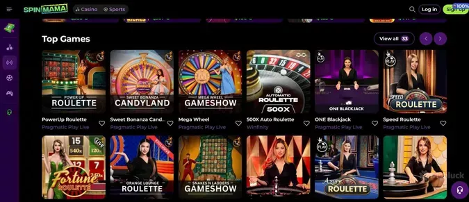 Spinmama befizetés nélküli bónusz