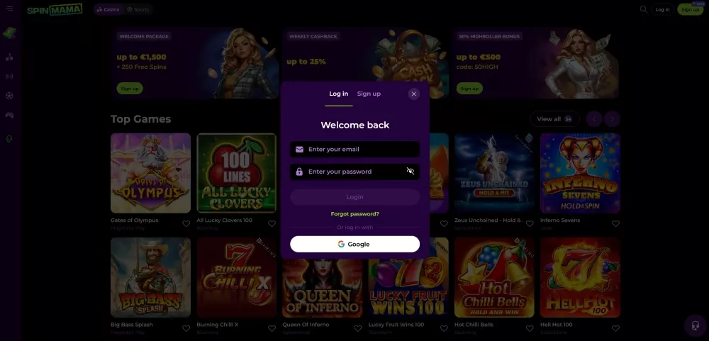 UZMI BONUS - casino Spinmama - SpinMama | 5