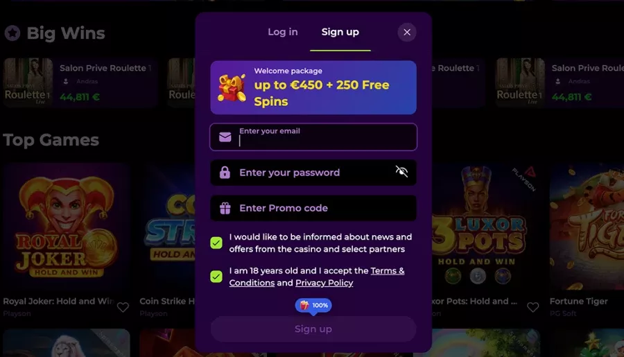 Registracija Spinmama