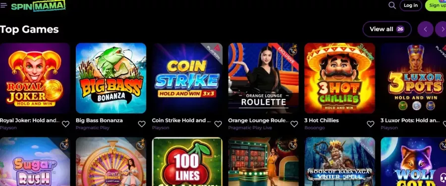 Spinmama bonus bez vkladu