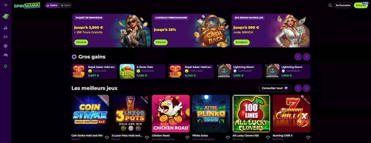 Spinmama казино